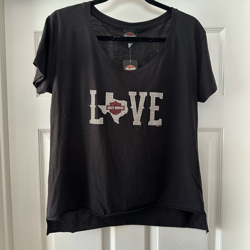 New Harley Davidson T Shirt - love Texas
